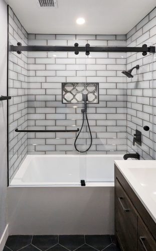 Sorrento Matte Black Hardware with Low Iron Glass